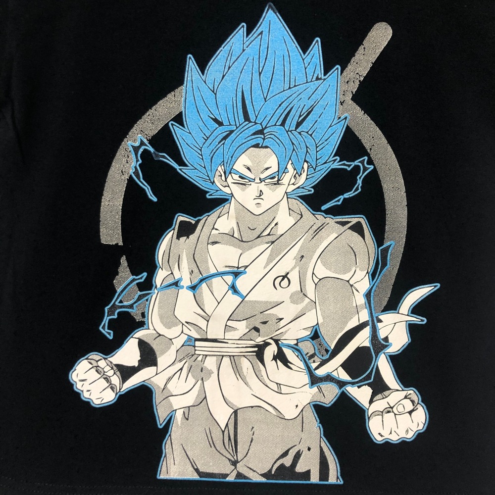 Youth Dragon Ball Z Goku Blue‎ T Shirt Gildan Size S